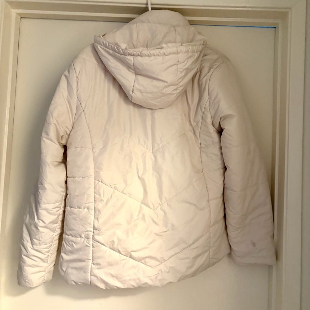 Women's White Puffer Jacket - Picture 7 of 11